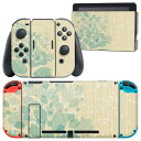 igsticker Nintendo Switch 用 デザインスキンシール 任天堂 ニンテンドー スイッチ 専用 本体ドック Joy-Con Joycon ジョイコン 専用 ゲーム機 カバー アクセサリー フィルム ステッカー 004813 桜 イラスト