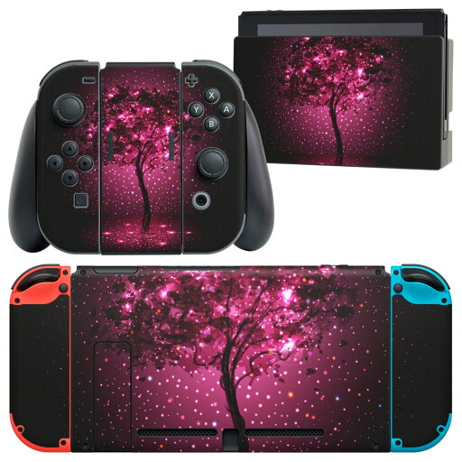 igsticker Nintendo Switch 用 デザインスキンシール 任天堂 ニンテンドー スイッチ 専用 本体ドック Joy-Con Joycon ジョイコン 専用 ゲーム機 カバー アクセサリー フィルム ステッカー 005239 木 キラキラ 黒 igsticker Nintendo Switch 用 デザインスキンシール 任天堂 ニンテンドー スイッチ 専用 本体ドック Joy-Con Joycon ジョイコン 専用 ゲーム機 カバー アクセサリー フィルム ステッカー 005239 木 キラキラ 黒