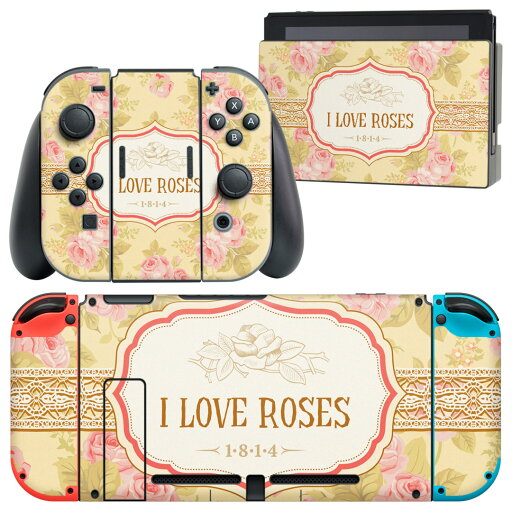 igsticker Nintendo Switch 用 デザインスキンシール 任天堂 ニンテンドー スイッチ 専用 本体ドック Joy-Con Joycon ジョイコン 専用 ゲーム機 カバー アクセサリー フィルム ステッカー 005416 花 薔薇 igsticker Nintendo Switch 用 デザインスキンシール 任天堂 ニンテンドー スイッチ 専用 本体ドック Joy-Con Joycon ジョイコン 専用 ゲーム機 カバー アクセサリー フィルム ステッカー 005416 花 薔薇