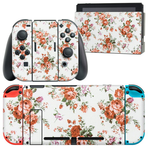 igsticker Nintendo Switch 用 デザインスキンシール 任天堂 ニンテンドー スイッチ 専用 本体ドック Joy-Con Joycon ジョイコン 専用 ゲーム機 カバー アクセサリー フィルム ステッカー 005432 花 模様 igsticker Nintendo Switch 用 デザインスキンシール 任天堂 ニンテンドー スイッチ 専用 本体ドック Joy-Con Joycon ジョイコン 専用 ゲーム機 カバー アクセサリー フィルム ステッカー 005432 花 模様