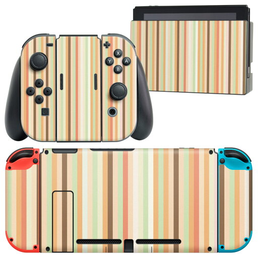 igsticker Nintendo Switch 用 デザインスキンシール 任天堂 ニンテンドー スイッチ 専用 本体ドック Joy-Con Joycon ジョイコン 専用 ゲーム機 カバー アクセサリー フィルム ステッカー 005434 ストライプ 模様 igsticker Nintendo Switch 用 デザインスキンシール 任天堂 ニンテンドー スイッチ 専用 本体ドック Joy-Con Joycon ジョイコン 専用 ゲーム機 カバー アクセサリー フィルム ステッカー 005434 ストライプ 模様