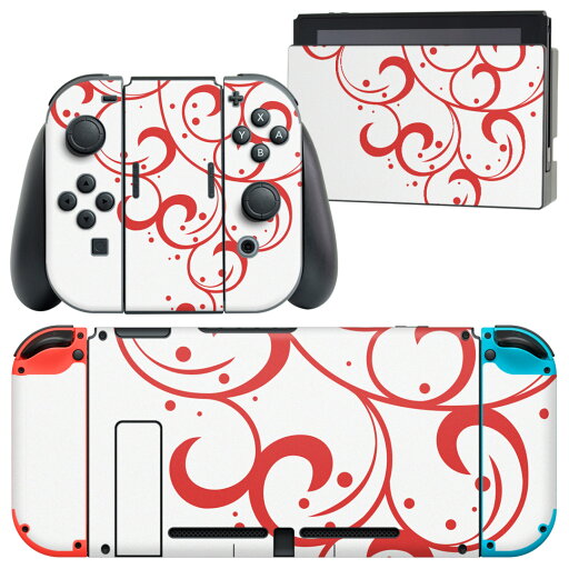 igsticker Nintendo Switch 用 デザインスキンシール 任天堂 ニンテンドー スイッチ 専用 本体ドック Joy-Con Joycon ジョイコン 専用 ゲーム機 カバー アクセサリー フィルム ステッカー 005451 赤 レッド 植物 igsticker Nintendo Switch 用 デザインスキンシール 任天堂 ニンテンドー スイッチ 専用 本体ドック Joy-Con Joycon ジョイコン 専用 ゲーム機 カバー アクセサリー フィルム ステッカー 005451 赤 レッド 植物