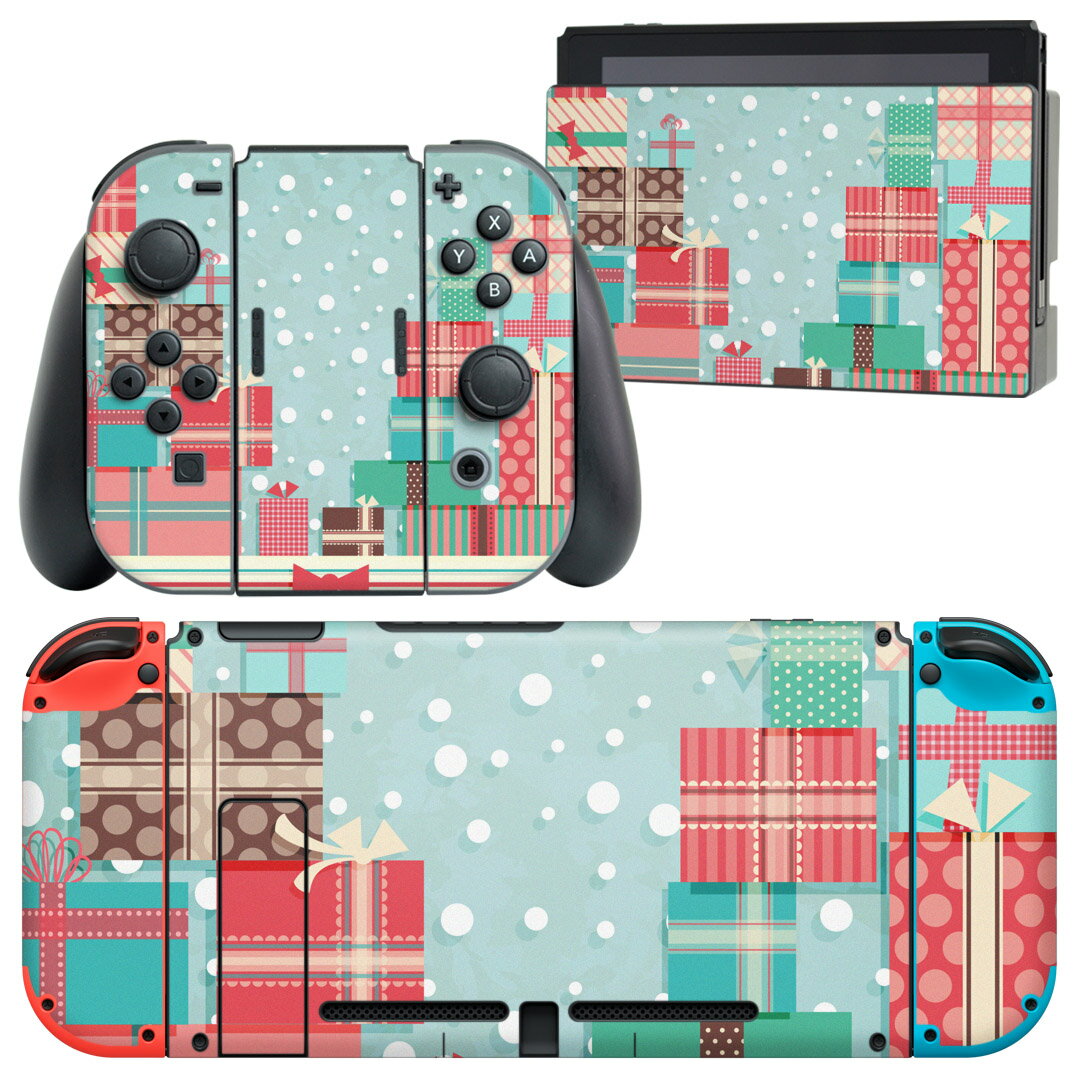 igsticker Nintendo Switch 用 デザインスキンシール 任天堂 ニンテンドー スイッチ 専用 本体ドック Joy-Con Joycon ジ...