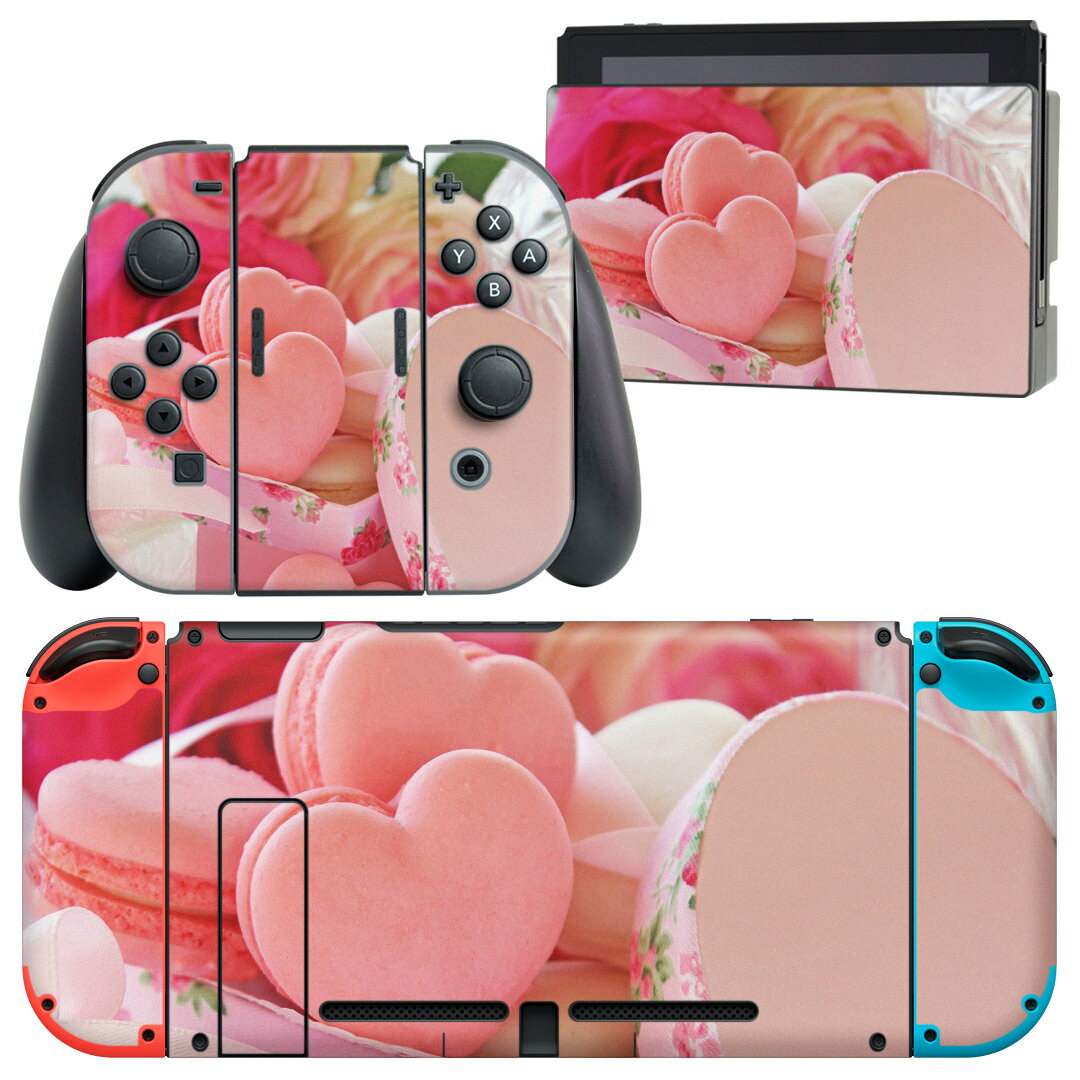 製品名 Nintendo Switch 本体裏面＆ドック正面＆ジョイコン専用 デザインスキンシール セット内容 Nintendo Switch 本体＆ドック＆ジョイコン用スキンシール（各1枚） ニンテンドースイッチ専用です。携帯機のSwitch LiteやProコンには対応していません。 商品特徴 再剥離性シートを素材に採用し、細かな位置調整がしやすく貼り直しが容易です。専用の業務プリンターを使い、商品画像と遜色のない美しい印刷仕上がり。 注意事項 画像はサンプルですので、ご覧の環境によっては多少色味に違いを感じる場合がございます。 イメージと違った、モニターと色味が異なるという理由での交換や返金はご対応出来かねます。スキンシールのみの販売で、ニンテンドースイッチ本体などは付属しません。シワができた場合、ドライヤーなどで軽く温め、外側に向けてシワを伸ばすように貼ってください。初回貼付時の位置調整や貼り直しは可能ですが、しっかりと押し付けて接着させた後の再剥離、再利用は保証しておりません。また接着部に油分や汚れが付着しますと角の部分は剥がれやすくなりますので、貼付時はあまり触れないようにご注意ください。無地のセミグロスシートにデザインをプリントした商品で、デコなどの加工はございません。 凹凸や光沢があるように見えたり布地や金属を素材にしたように見える商品もありますが、デザインの図版によるものです。印刷時に微妙な画像のズレが生じる場合がございます。ご注文後に1点1点制作する受注生産品の為、不良品以外のご返品や交換は固くお断りします。当店における繰り返しの実機テストでは問題ありませんでしたが、経過年数や使用環境により、シールを剥がす際に本体の塗装が一部剥がれる可能性があります。恐れ入りますが、万が一そのような状況になった場合でも当店ではゲーム機本体の保証は出来かねますので、予めご理解の上お求めください。 商品発送 完全受注生産のハンドメイド商品となりますので、既製品と比べて発送までお時間を頂いています。 基本的に決済確認後2?3営業日、最大で10営業日での発送となります。繁忙期や休業日明けの場合はさらに時間がかかる場合があります。 その際には別途メールにてご連絡致します。メール便の場合、発送日から到着までに2?4日ほどかかる場合が多く、紛失などの保障もご対応できかねます。あらかじめご了承下さい。