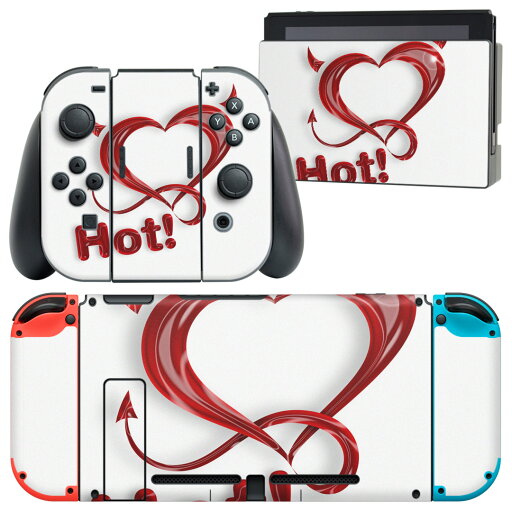 igsticker Nintendo Switch 用 デザインスキンシール 任天堂 ニンテンドー スイッチ 専用 本体ドック Joy-Con Joycon ジョイコン 専用 ゲーム機 カバー アクセサリー フィルム ステッカー 005733 ハート 赤 英語 igsticker Nintendo Switch 用 デザインスキンシール 任天堂 ニンテンドー スイッチ 専用 本体ドック Joy-Con Joycon ジョイコン 専用 ゲーム機 カバー アクセサリー フィルム ステッカー 005733 ハート 赤 英語