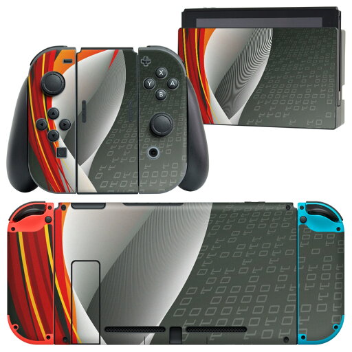 igsticker Nintendo Switch 用 デザインスキンシール 任天堂 ニンテンドー スイッチ 専用 本体ドック Joy-Con Joycon ジョイコン 専用 ゲーム機 カバー アクセサリー フィルム ステッカー 005835 デザイン デジタル 赤 igsticker Nintendo Switch 用 デザインスキンシール 任天堂 ニンテンドー スイッチ 専用 本体ドック Joy-Con Joycon ジョイコン 専用 ゲーム機 カバー アクセサリー フィルム ステッカー 005835 デザイン デジタル 赤