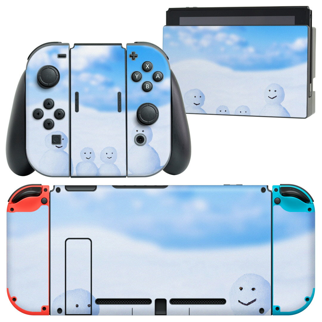 製品名 Nintendo Switch 本体裏面＆ドック正面＆ジョイコン専用 デザインスキンシール セット内容 Nintendo Switch 本体＆ドック＆ジョイコン用スキンシール（各1枚） ニンテンドースイッチ専用です。携帯機のSwitch LiteやProコンには対応していません。 商品特徴 再剥離性シートを素材に採用し、細かな位置調整がしやすく貼り直しが容易です。専用の業務プリンターを使い、商品画像と遜色のない美しい印刷仕上がり。 注意事項 画像はサンプルですので、ご覧の環境によっては多少色味に違いを感じる場合がございます。 イメージと違った、モニターと色味が異なるという理由での交換や返金はご対応出来かねます。スキンシールのみの販売で、ニンテンドースイッチ本体などは付属しません。シワができた場合、ドライヤーなどで軽く温め、外側に向けてシワを伸ばすように貼ってください。初回貼付時の位置調整や貼り直しは可能ですが、しっかりと押し付けて接着させた後の再剥離、再利用は保証しておりません。また接着部に油分や汚れが付着しますと角の部分は剥がれやすくなりますので、貼付時はあまり触れないようにご注意ください。無地のセミグロスシートにデザインをプリントした商品で、デコなどの加工はございません。 凹凸や光沢があるように見えたり布地や金属を素材にしたように見える商品もありますが、デザインの図版によるものです。印刷時に微妙な画像のズレが生じる場合がございます。ご注文後に1点1点制作する受注生産品の為、不良品以外のご返品や交換は固くお断りします。当店における繰り返しの実機テストでは問題ありませんでしたが、経過年数や使用環境により、シールを剥がす際に本体の塗装が一部剥がれる可能性があります。恐れ入りますが、万が一そのような状況になった場合でも当店ではゲーム機本体の保証は出来かねますので、予めご理解の上お求めください。 商品発送 完全受注生産のハンドメイド商品となりますので、既製品と比べて発送までお時間を頂いています。 基本的に決済確認後2?3営業日、最大で10営業日での発送となります。繁忙期や休業日明けの場合はさらに時間がかかる場合があります。 その際には別途メールにてご連絡致します。メール便の場合、発送日から到着までに2?4日ほどかかる場合が多く、紛失などの保障もご対応できかねます。あらかじめご了承下さい。