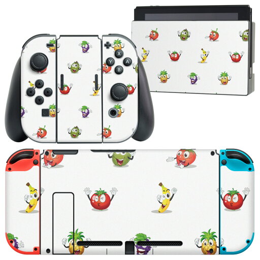 igsticker Nintendo Switch 用 デザインスキンシール 任天堂 ニンテンドー スイッチ 専用 本体ドック Joy-Con Joycon ジョイコン 専用 ゲーム機 カバー アクセサリー フィルム ステッカー 005969 野菜 キャラクター 模様 igsticker Nintendo Switch 用 デザインスキンシール 任天堂 ニンテンドー スイッチ 専用 本体ドック Joy-Con Joycon ジョイコン 専用 ゲーム機 カバー アクセサリー フィルム ステッカー 005969 野菜 キャラクター 模様