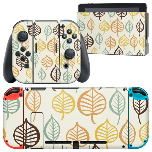 igsticker Nintendo Switch 用 デザインスキンシール 任天堂 ニンテンドー スイッチ 専用 本体ドック Joy-Con Joycon ジョイコン 専用 ゲーム機 カバー アクセサリー フィルム ステッカー 006030 葉っぱ 模様 igsticker Nintendo Switch 用 デザインスキンシール 任天堂 ニンテンドー スイッチ 専用 本体ドック Joy-Con Joycon ジョイコン 専用 ゲーム機 カバー アクセサリー フィルム ステッカー 006030 葉っぱ 模様