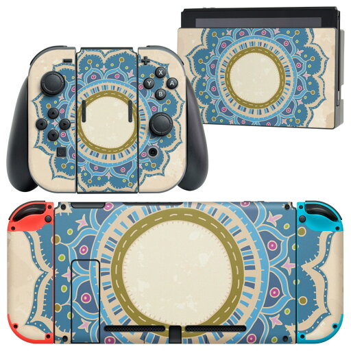 igsticker Nintendo Switch 用 デザインスキンシール 任天堂 ニンテンドー スイッチ 専用 本体ドック Joy-Con Joycon ジョイコン 専用 ゲーム機 カバー アクセサリー フィルム ステッカー 006047 レース 水色 igsticker Nintendo Switch 用 デザインスキンシール 任天堂 ニンテンドー スイッチ 専用 本体ドック Joy-Con Joycon ジョイコン 専用 ゲーム機 カバー アクセサリー フィルム ステッカー 006047 レース 水色