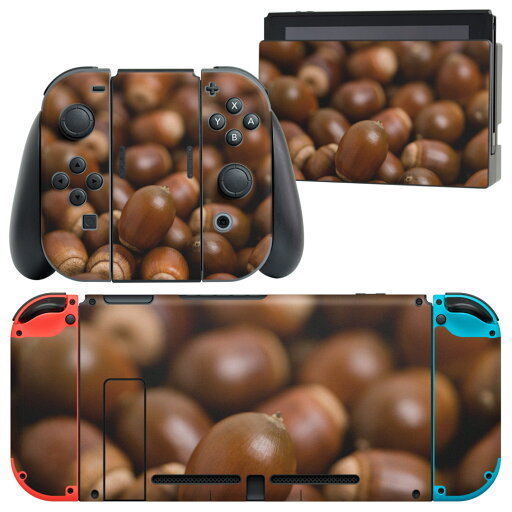 igsticker Nintendo Switch 用 デザインスキンシール 任天堂 ニンテンドー スイッチ 専用 本体ドック Joy-Con Joycon ジョイコン 専用 ゲーム機 カバー アクセサリー フィルム ステッカー 006194 写真 どんぐり igsticker Nintendo Switch 用 デザインスキンシール 任天堂 ニンテンドー スイッチ 専用 本体ドック Joy-Con Joycon ジョイコン 専用 ゲーム機 カバー アクセサリー フィルム ステッカー 006194 写真 どんぐり