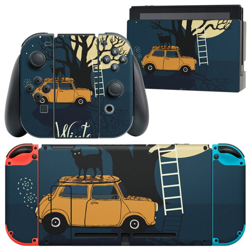 igsticker Nintendo Switch 用 デザインスキンシール 任天堂 ニンテンドー スイッチ 専用 本体ドック Joy-Con Joycon ジョイコン 専用 ゲーム機 カバー アクセサリー フィルム ステッカー 006237 夜空 車 イラスト igsticker Nintendo Switch 用 デザインスキンシール 任天堂 ニンテンドー スイッチ 専用 本体ドック Joy-Con Joycon ジョイコン 専用 ゲーム機 カバー アクセサリー フィルム ステッカー 006237 夜空 車 イラスト