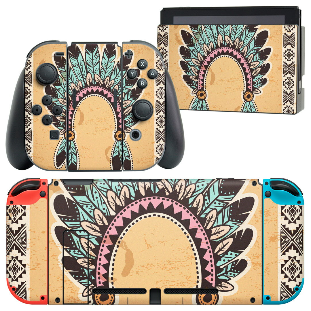 igsticker Nintendo Switch 用 デザインスキンシール 任天堂 ニンテンドー スイッチ 専用 本体ドック Joy-Con Joycon ジ...