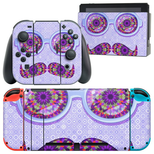 igsticker Nintendo Switch 用 デザインスキンシール 任天堂 ニンテンドー スイッチ 専用 本体ドック Joy-Con Joycon ジョイコン 専用 ゲーム機 カバー アクセサリー フィルム ステッカー 006406 眼鏡 めがね ひげ ヒゲ igsticker Nintendo Switch 用 デザインスキンシール 任天堂 ニンテンドー スイッチ 専用 本体ドック Joy-Con Joycon ジョイコン 専用 ゲーム機 カバー アクセサリー フィルム ステッカー 006406 眼鏡 めがね ひげ ヒゲ