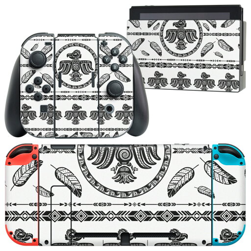 igsticker Nintendo Switch 用 デザインスキンシール 任天堂 ニンテンドー スイッチ 専用 本体ドック Joy-Con Joycon ジョイコン 専用 ゲーム機 カバー アクセサリー フィルム ステッカー 006443 羽根 鳥 igsticker Nintendo Switch 用 デザインスキンシール 任天堂 ニンテンドー スイッチ 専用 本体ドック Joy-Con Joycon ジョイコン 専用 ゲーム機 カバー アクセサリー フィルム ステッカー 006443 羽根 鳥