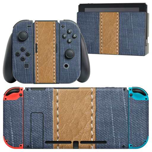 igsticker Nintendo Switch 用 デザインスキンシール 任天堂 ニンテンドー スイッチ 専用 本体ドック Joy-Con Joycon ジョイコン 専用 ゲーム機 カバー アクセサリー フィルム ステッカー 006469 デニム 模様 igsticker Nintendo Switch 用 デザインスキンシール 任天堂 ニンテンドー スイッチ 専用 本体ドック Joy-Con Joycon ジョイコン 専用 ゲーム機 カバー アクセサリー フィルム ステッカー 006469 デニム 模様