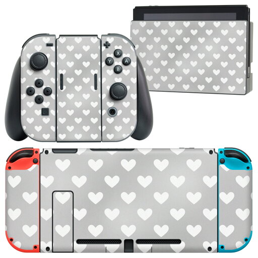 igsticker Nintendo Switch 用 デザインスキンシール 任天堂 ニンテンドー スイッチ 専用 本体ドック Joy-Con Joycon ジョイコン 専用 ゲーム機 カバー アクセサリー フィルム ステッカー 006550 ハート 模様 igsticker Nintendo Switch 用 デザインスキンシール 任天堂 ニンテンドー スイッチ 専用 本体ドック Joy-Con Joycon ジョイコン 専用 ゲーム機 カバー アクセサリー フィルム ステッカー 006550 ハート 模様