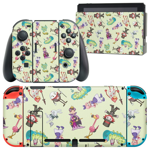 igsticker Nintendo Switch 用 デザインスキンシール 任天堂 ニンテンドー スイッチ 専用 本体ドック Joy-Con Joycon ジョイコン 専用 ゲーム機 カバー アクセサリー フィルム ステッカー 006697 アリス イラスト igsticker Nintendo Switch 用 デザインスキンシール 任天堂 ニンテンドー スイッチ 専用 本体ドック Joy-Con Joycon ジョイコン 専用 ゲーム機 カバー アクセサリー フィルム ステッカー 006697 アリス イラスト