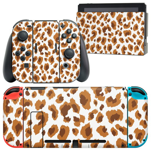 igsticker Nintendo Switch 用 デザインスキンシール 任天堂 ニンテンドー スイッチ 専用 本体ドック Joy-Con Joycon ジョイコン 専用 ゲーム機 カバー アクセサリー フィルム ステッカー 006811 ヒョウ柄 動物 模様 igsticker Nintendo Switch 用 デザインスキンシール 任天堂 ニンテンドー スイッチ 専用 本体ドック Joy-Con Joycon ジョイコン 専用 ゲーム機 カバー アクセサリー フィルム ステッカー 006811 ヒョウ柄 動物 模様