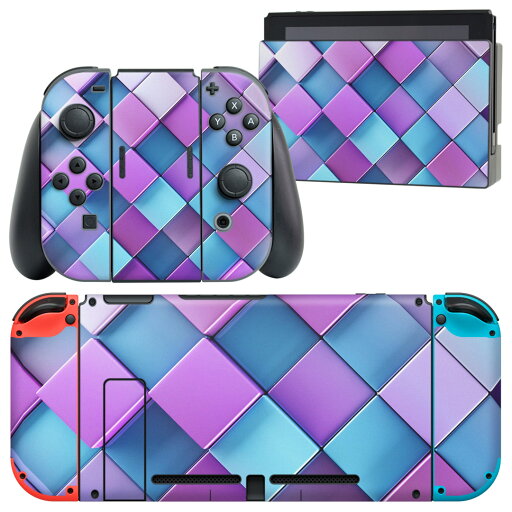 igsticker Nintendo Switch 用 デザインスキンシール 任天堂 ニンテンドー スイッチ 専用 本体ドック Joy-Con Joycon ジョイコン 専用 ゲーム機 カバー アクセサリー フィルム ステッカー 006919 チェック 模様 igsticker Nintendo Switch 用 デザインスキンシール 任天堂 ニンテンドー スイッチ 専用 本体ドック Joy-Con Joycon ジョイコン 専用 ゲーム機 カバー アクセサリー フィルム ステッカー 006919 チェック 模様