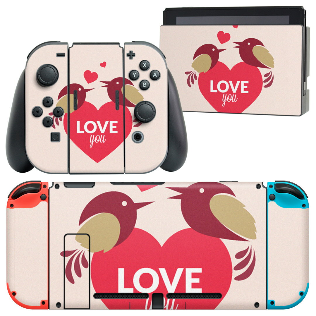 製品名 Nintendo Switch 本体裏面＆ドック正面＆ジョイコン専用 デザインスキンシール セット内容 Nintendo Switch 本体＆ドック＆ジョイコン用スキンシール（各1枚） ニンテンドースイッチ専用です。携帯機のSwitch LiteやProコンには対応していません。 商品特徴 再剥離性シートを素材に採用し、細かな位置調整がしやすく貼り直しが容易です。専用の業務プリンターを使い、商品画像と遜色のない美しい印刷仕上がり。 注意事項 画像はサンプルですので、ご覧の環境によっては多少色味に違いを感じる場合がございます。 イメージと違った、モニターと色味が異なるという理由での交換や返金はご対応出来かねます。スキンシールのみの販売で、ニンテンドースイッチ本体などは付属しません。シワができた場合、ドライヤーなどで軽く温め、外側に向けてシワを伸ばすように貼ってください。初回貼付時の位置調整や貼り直しは可能ですが、しっかりと押し付けて接着させた後の再剥離、再利用は保証しておりません。また接着部に油分や汚れが付着しますと角の部分は剥がれやすくなりますので、貼付時はあまり触れないようにご注意ください。無地のセミグロスシートにデザインをプリントした商品で、デコなどの加工はございません。 凹凸や光沢があるように見えたり布地や金属を素材にしたように見える商品もありますが、デザインの図版によるものです。印刷時に微妙な画像のズレが生じる場合がございます。ご注文後に1点1点制作する受注生産品の為、不良品以外のご返品や交換は固くお断りします。当店における繰り返しの実機テストでは問題ありませんでしたが、経過年数や使用環境により、シールを剥がす際に本体の塗装が一部剥がれる可能性があります。恐れ入りますが、万が一そのような状況になった場合でも当店ではゲーム機本体の保証は出来かねますので、予めご理解の上お求めください。 商品発送 完全受注生産のハンドメイド商品となりますので、既製品と比べて発送までお時間を頂いています。 基本的に決済確認後2?3営業日、最大で10営業日での発送となります。繁忙期や休業日明けの場合はさらに時間がかかる場合があります。 その際には別途メールにてご連絡致します。メール便の場合、発送日から到着までに2?4日ほどかかる場合が多く、紛失などの保障もご対応できかねます。あらかじめご了承下さい。