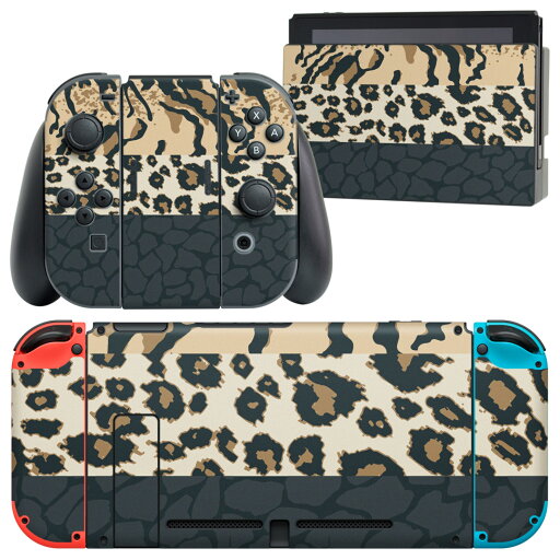 igsticker Nintendo Switch 用 デザインスキンシール 任天堂 ニンテンドー スイッチ 専用 本体ドック Joy-Con Joycon ジョイコン 専用 ゲーム機 カバー アクセサリー フィルム ステッカー 007064 柄 動物 模様 igsticker Nintendo Switch 用 デザインスキンシール 任天堂 ニンテンドー スイッチ 専用 本体ドック Joy-Con Joycon ジョイコン 専用 ゲーム機 カバー アクセサリー フィルム ステッカー 007064 柄 動物 模様
