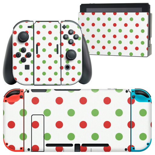 igsticker Nintendo Switch 用 デザインスキンシール 任天堂 ニンテンドー スイッチ 専用 本体ドック Joy-Con Joycon ジョイコン 専用 ゲーム機 カバー アクセサリー フィルム ステッカー 007074 水玉 模様 igsticker Nintendo Switch 用 デザインスキンシール 任天堂 ニンテンドー スイッチ 専用 本体ドック Joy-Con Joycon ジョイコン 専用 ゲーム機 カバー アクセサリー フィルム ステッカー 007074 水玉 模様