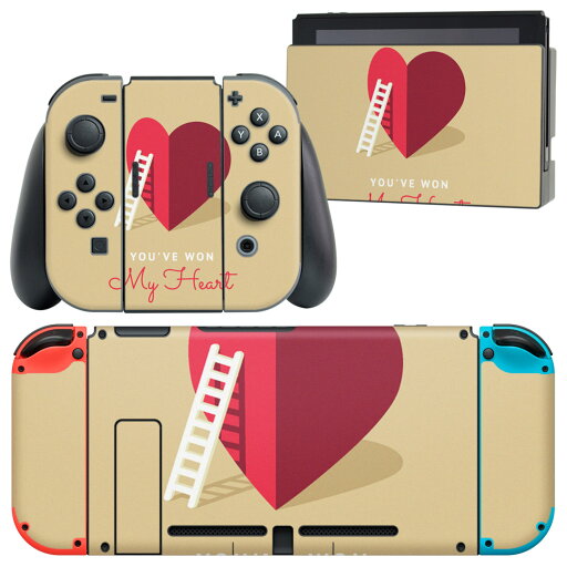 igsticker Nintendo Switch 用 デザインスキンシール 任天堂 ニンテンドー スイッチ 専用 本体ドック Joy-Con Joycon ジョイコン 専用 ゲーム機 カバー アクセサリー フィルム ステッカー 007141 ハート 文字 igsticker Nintendo Switch 用 デザインスキンシール 任天堂 ニンテンドー スイッチ 専用 本体ドック Joy-Con Joycon ジョイコン 専用 ゲーム機 カバー アクセサリー フィルム ステッカー 007141 ハート 文字