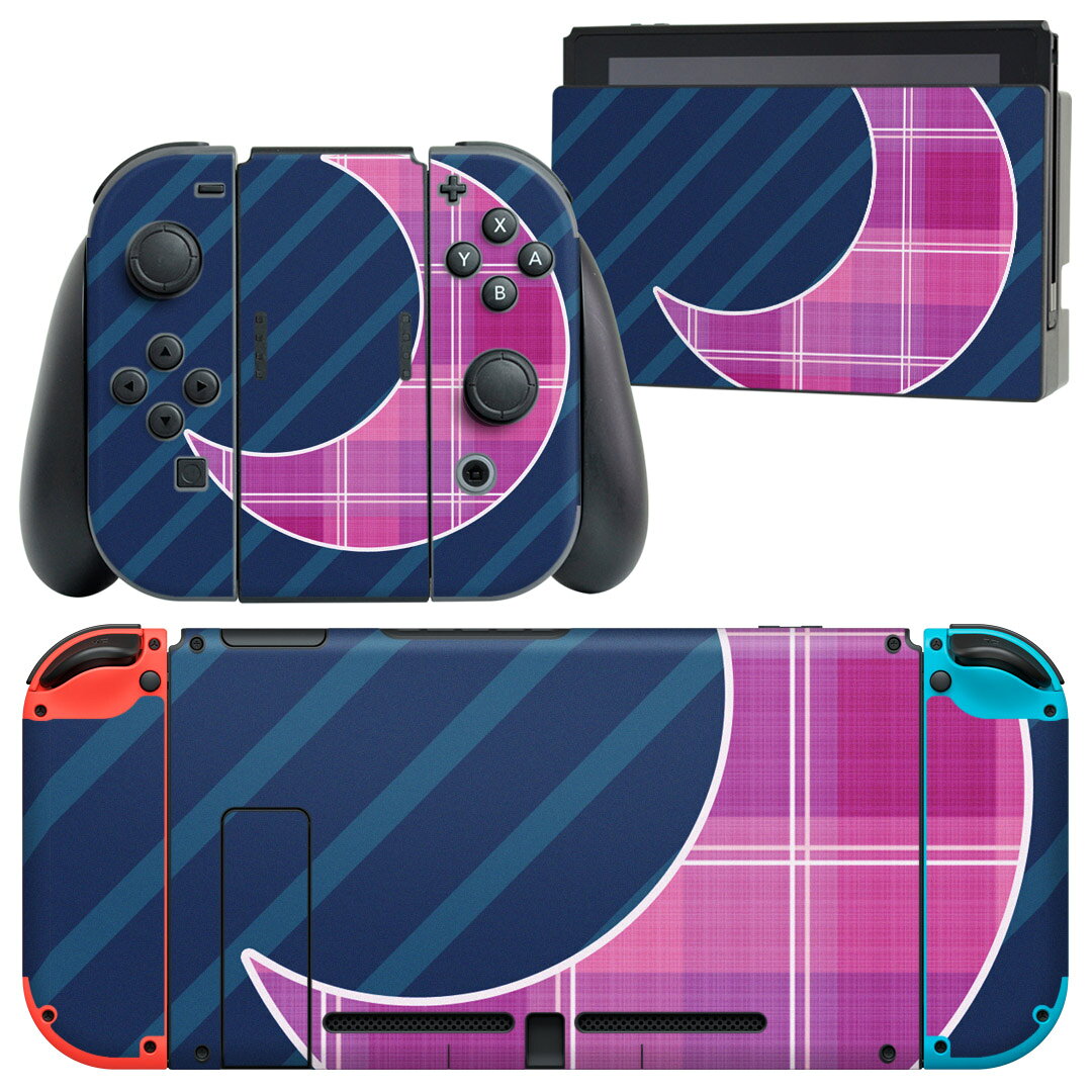 製品名 Nintendo Switch 本体裏面＆ドック正面＆ジョイコン専用 デザインスキンシール セット内容 Nintendo Switch 本体＆ドック＆ジョイコン用スキンシール（各1枚） ニンテンドースイッチ専用です。携帯機のSwitch LiteやProコンには対応していません。 商品特徴 再剥離性シートを素材に採用し、細かな位置調整がしやすく貼り直しが容易です。専用の業務プリンターを使い、商品画像と遜色のない美しい印刷仕上がり。 注意事項 画像はサンプルですので、ご覧の環境によっては多少色味に違いを感じる場合がございます。 イメージと違った、モニターと色味が異なるという理由での交換や返金はご対応出来かねます。スキンシールのみの販売で、ニンテンドースイッチ本体などは付属しません。シワができた場合、ドライヤーなどで軽く温め、外側に向けてシワを伸ばすように貼ってください。初回貼付時の位置調整や貼り直しは可能ですが、しっかりと押し付けて接着させた後の再剥離、再利用は保証しておりません。また接着部に油分や汚れが付着しますと角の部分は剥がれやすくなりますので、貼付時はあまり触れないようにご注意ください。無地のセミグロスシートにデザインをプリントした商品で、デコなどの加工はございません。 凹凸や光沢があるように見えたり布地や金属を素材にしたように見える商品もありますが、デザインの図版によるものです。印刷時に微妙な画像のズレが生じる場合がございます。ご注文後に1点1点制作する受注生産品の為、不良品以外のご返品や交換は固くお断りします。当店における繰り返しの実機テストでは問題ありませんでしたが、経過年数や使用環境により、シールを剥がす際に本体の塗装が一部剥がれる可能性があります。恐れ入りますが、万が一そのような状況になった場合でも当店ではゲーム機本体の保証は出来かねますので、予めご理解の上お求めください。 商品発送 完全受注生産のハンドメイド商品となりますので、既製品と比べて発送までお時間を頂いています。 基本的に決済確認後2?3営業日、最大で10営業日での発送となります。繁忙期や休業日明けの場合はさらに時間がかかる場合があります。 その際には別途メールにてご連絡致します。メール便の場合、発送日から到着までに2?4日ほどかかる場合が多く、紛失などの保障もご対応できかねます。あらかじめご了承下さい。