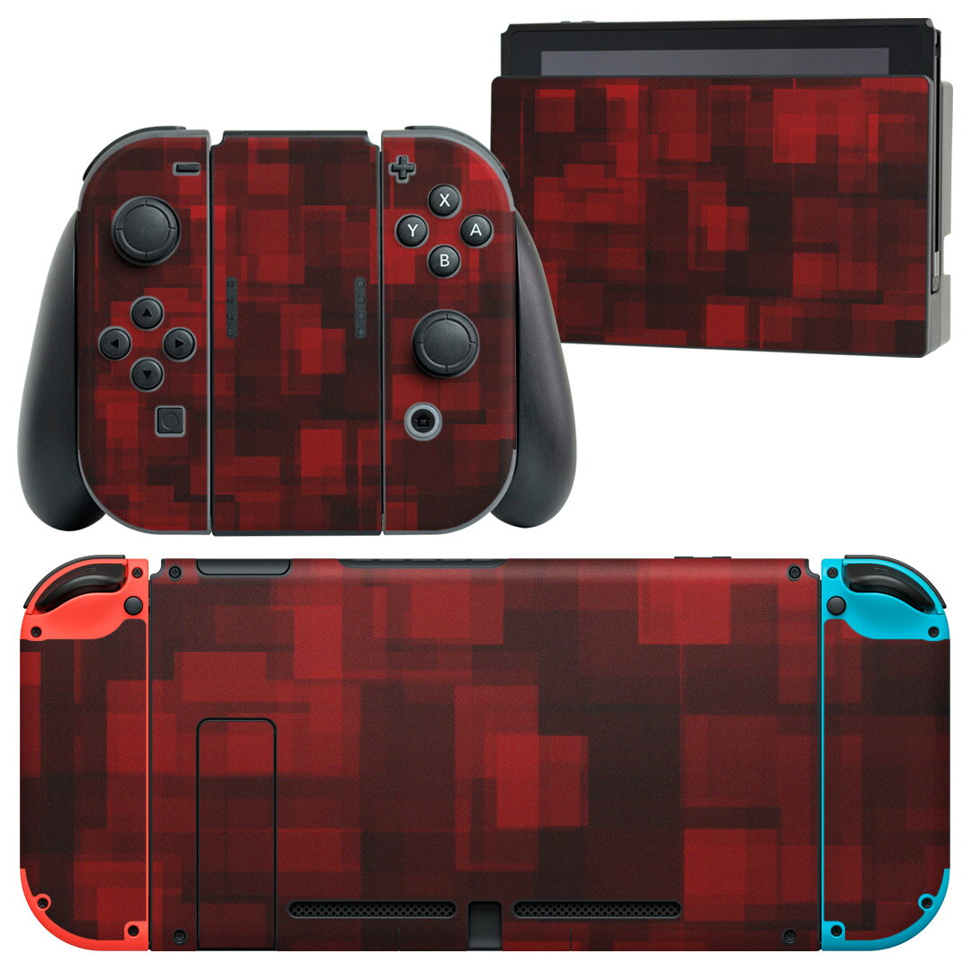 製品名 Nintendo Switch 本体裏面＆ドック正面＆ジョイコン専用 デザインスキンシール セット内容 Nintendo Switch 本体＆ドック＆ジョイコン用スキンシール（各1枚） ニンテンドースイッチ専用です。携帯機のSwitch LiteやProコンには対応していません。 商品特徴 再剥離性シートを素材に採用し、細かな位置調整がしやすく貼り直しが容易です。専用の業務プリンターを使い、商品画像と遜色のない美しい印刷仕上がり。 注意事項 画像はサンプルですので、ご覧の環境によっては多少色味に違いを感じる場合がございます。 イメージと違った、モニターと色味が異なるという理由での交換や返金はご対応出来かねます。スキンシールのみの販売で、ニンテンドースイッチ本体などは付属しません。シワができた場合、ドライヤーなどで軽く温め、外側に向けてシワを伸ばすように貼ってください。初回貼付時の位置調整や貼り直しは可能ですが、しっかりと押し付けて接着させた後の再剥離、再利用は保証しておりません。また接着部に油分や汚れが付着しますと角の部分は剥がれやすくなりますので、貼付時はあまり触れないようにご注意ください。無地のセミグロスシートにデザインをプリントした商品で、デコなどの加工はございません。 凹凸や光沢があるように見えたり布地や金属を素材にしたように見える商品もありますが、デザインの図版によるものです。印刷時に微妙な画像のズレが生じる場合がございます。ご注文後に1点1点制作する受注生産品の為、不良品以外のご返品や交換は固くお断りします。当店における繰り返しの実機テストでは問題ありませんでしたが、経過年数や使用環境により、シールを剥がす際に本体の塗装が一部剥がれる可能性があります。恐れ入りますが、万が一そのような状況になった場合でも当店ではゲーム機本体の保証は出来かねますので、予めご理解の上お求めください。 商品発送 完全受注生産のハンドメイド商品となりますので、既製品と比べて発送までお時間を頂いています。 基本的に決済確認後2?3営業日、最大で10営業日での発送となります。繁忙期や休業日明けの場合はさらに時間がかかる場合があります。 その際には別途メールにてご連絡致します。メール便の場合、発送日から到着までに2?4日ほどかかる場合が多く、紛失などの保障もご対応できかねます。あらかじめご了承下さい。