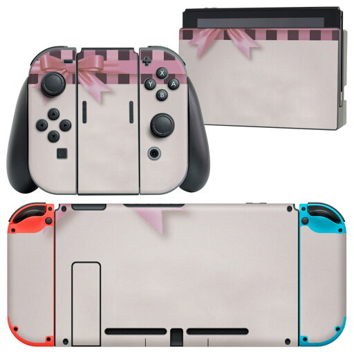 igsticker Nintendo Switch 用 デザインスキンシール 任天堂 ニンテンドー スイッチ 専用 本体ドック Joy-Con Joycon ジョイコン 専用 ゲーム機 カバー アクセサリー フィルム ステッカー 007243 ストライプ リボン igsticker Nintendo Switch 用 デザインスキンシール 任天堂 ニンテンドー スイッチ 専用 本体ドック Joy-Con Joycon ジョイコン 専用 ゲーム機 カバー アクセサリー フィルム ステッカー 007243 ストライプ リボン