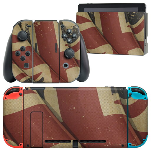 igsticker Nintendo Switch 用 デザインスキンシール 任天堂 ニンテンドー スイッチ 専用 本体ドック Joy-Con Joycon ジョイコン 専用 ゲーム機 カバー アクセサリー フィルム ステッカー 007289 レトロ 国旗 英国 igsticker Nintendo Switch 用 デザインスキンシール 任天堂 ニンテンドー スイッチ 専用 本体ドック Joy-Con Joycon ジョイコン 専用 ゲーム機 カバー アクセサリー フィルム ステッカー 007289 レトロ 国旗 英国