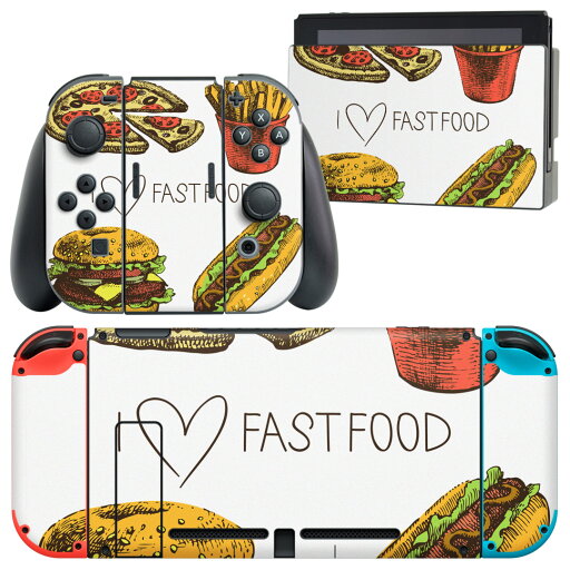 igsticker Nintendo Switch 用 デザインスキンシール 任天堂 ニンテンドー スイッチ 専用 本体ドック Joy-Con Joycon ジョイコン 専用 ゲーム機 カバー アクセサリー フィルム ステッカー 007469 フード 食べ物 イラスト ピザ igsticker Nintendo Switch 用 デザインスキンシール 任天堂 ニンテンドー スイッチ 専用 本体ドック Joy-Con Joycon ジョイコン 専用 ゲーム機 カバー アクセサリー フィルム ステッカー 007469 フード 食べ物 イラスト ピザ