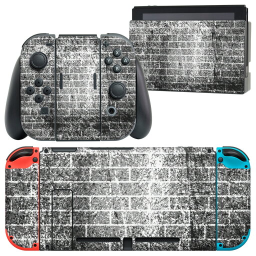igsticker Nintendo Switch 用 デザインスキンシール 任天堂 ニンテンドー スイッチ 専用 本体ドック Joy-Con Joycon ジョイコン 専用 ゲーム機 カバー アクセサリー フィルム ステッカー 007683 レンガ モノクロ インク ペンキ igsticker Nintendo Switch 用 デザインスキンシール 任天堂 ニンテンドー スイッチ 専用 本体ドック Joy-Con Joycon ジョイコン 専用 ゲーム機 カバー アクセサリー フィルム ステッカー 007683 レンガ モノクロ インク ペンキ