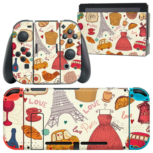 igsticker Nintendo Switch 用 デザインスキンシール 任天堂 ニンテンドー スイッチ 専用 本体ドック Joy-Con Joycon ジョイコン 専用 ゲーム機 カバー アクセサリー フィルム ステッカー 007770 カラフル 建物 お菓子 車 igsticker Nintendo Switch 用 デザインスキンシール 任天堂 ニンテンドー スイッチ 専用 本体ドック Joy-Con Joycon ジョイコン 専用 ゲーム機 カバー アクセサリー フィルム ステッカー 007770 カラフル 建物 お菓子 車