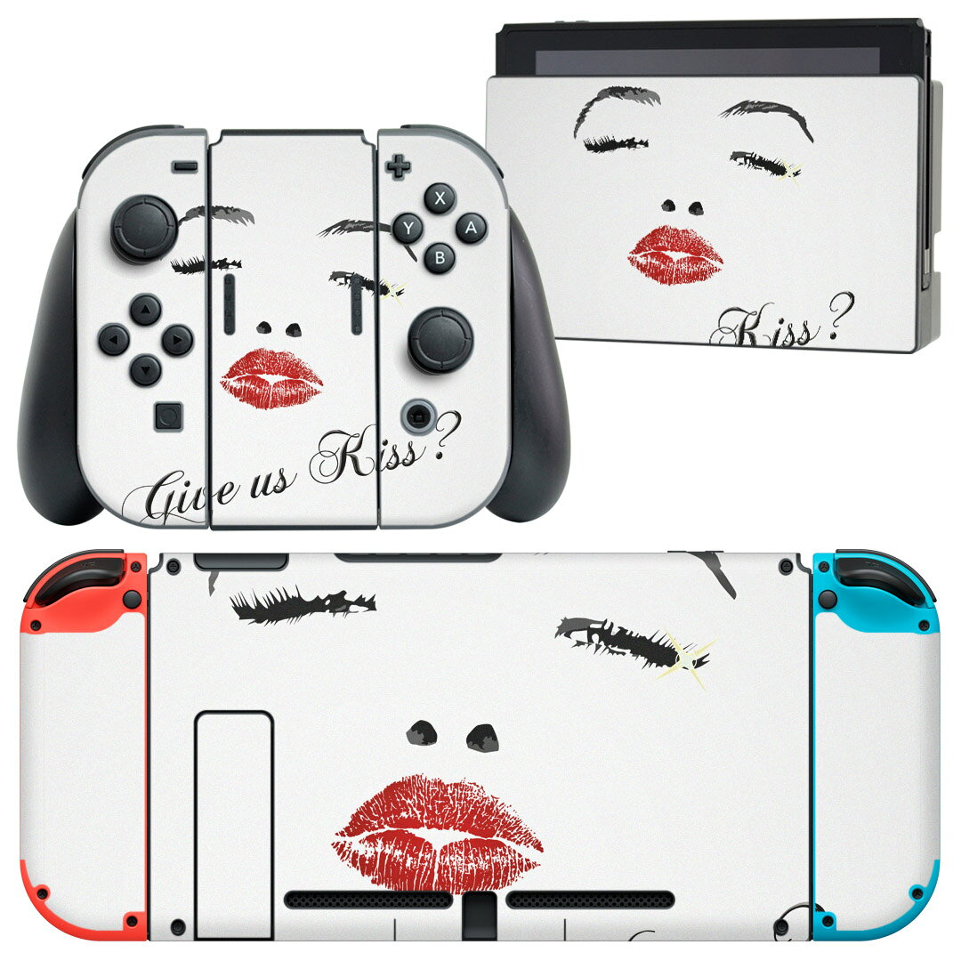 製品名 Nintendo Switch 本体裏面＆ドック正面＆ジョイコン専用 デザインスキンシール セット内容 Nintendo Switch 本体＆ドック＆ジョイコン用スキンシール（各1枚） ニンテンドースイッチ専用です。携帯機のSwitch LiteやProコンには対応していません。 商品特徴 再剥離性シートを素材に採用し、細かな位置調整がしやすく貼り直しが容易です。専用の業務プリンターを使い、商品画像と遜色のない美しい印刷仕上がり。 注意事項 画像はサンプルですので、ご覧の環境によっては多少色味に違いを感じる場合がございます。 イメージと違った、モニターと色味が異なるという理由での交換や返金はご対応出来かねます。スキンシールのみの販売で、ニンテンドースイッチ本体などは付属しません。シワができた場合、ドライヤーなどで軽く温め、外側に向けてシワを伸ばすように貼ってください。初回貼付時の位置調整や貼り直しは可能ですが、しっかりと押し付けて接着させた後の再剥離、再利用は保証しておりません。また接着部に油分や汚れが付着しますと角の部分は剥がれやすくなりますので、貼付時はあまり触れないようにご注意ください。無地のセミグロスシートにデザインをプリントした商品で、デコなどの加工はございません。 凹凸や光沢があるように見えたり布地や金属を素材にしたように見える商品もありますが、デザインの図版によるものです。印刷時に微妙な画像のズレが生じる場合がございます。ご注文後に1点1点制作する受注生産品の為、不良品以外のご返品や交換は固くお断りします。当店における繰り返しの実機テストでは問題ありませんでしたが、経過年数や使用環境により、シールを剥がす際に本体の塗装が一部剥がれる可能性があります。恐れ入りますが、万が一そのような状況になった場合でも当店ではゲーム機本体の保証は出来かねますので、予めご理解の上お求めください。 商品発送 完全受注生産のハンドメイド商品となりますので、既製品と比べて発送までお時間を頂いています。 基本的に決済確認後2?3営業日、最大で10営業日での発送となります。繁忙期や休業日明けの場合はさらに時間がかかる場合があります。 その際には別途メールにてご連絡致します。メール便の場合、発送日から到着までに2?4日ほどかかる場合が多く、紛失などの保障もご対応できかねます。あらかじめご了承下さい。