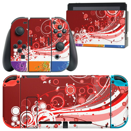 igsticker Nintendo Switch 用 デザインスキンシール 任天堂 ニンテンドー スイッチ 専用 本体ドック Joy-Con Joycon ジョイコン 専用 ゲーム機 カバー アクセサリー フィルム ステッカー 008023 植物 デザイン 赤 青 紫 igsticker Nintendo Switch 用 デザインスキンシール 任天堂 ニンテンドー スイッチ 専用 本体ドック Joy-Con Joycon ジョイコン 専用 ゲーム機 カバー アクセサリー フィルム ステッカー 008023 植物 デザイン 赤 青 紫