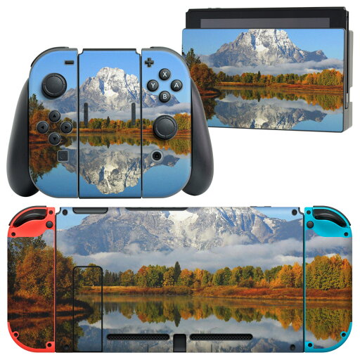 igsticker Nintendo Switch 用 デザインスキンシール 任天堂 ニンテンドー スイッチ 専用 本体ドック Joy-Con Joycon ジョイコン 専用 ゲーム機 カバー アクセサリー フィルム ステッカー 008162 写真 風景 山 湖 空 igsticker Nintendo Switch 用 デザインスキンシール 任天堂 ニンテンドー スイッチ 専用 本体ドック Joy-Con Joycon ジョイコン 専用 ゲーム機 カバー アクセサリー フィルム ステッカー 008162 写真 風景 山 湖 空