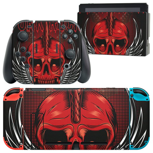igsticker Nintendo Switch 用 デザインスキンシール 任天堂 ニンテンドー スイッチ 専用 本体ドック Joy-Con Joycon ジョイコン 専用 ゲーム機 カバー アクセサリー フィルム ステッカー 008543 2015 カレンダー 骸骨 赤 レッド igsticker Nintendo Switch 用 デザインスキンシール 任天堂 ニンテンドー スイッチ 専用 本体ドック Joy-Con Joycon ジョイコン 専用 ゲーム機 カバー アクセサリー フィルム ステッカー 008543 2015 カレンダー 骸骨 赤 レッド