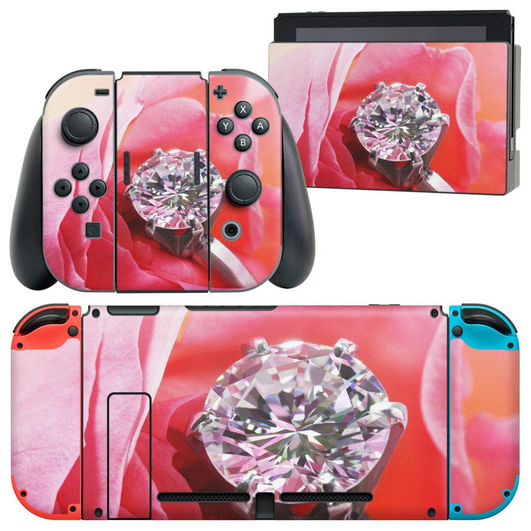 igsticker Nintendo Switch 用 デザインスキンシール 任天堂 ニンテンドー スイッチ 専用 本体ドック Joy-Con Joycon ジョイコン 専用 ..