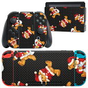 igsticker Nintendo Switch 用 デザインスキンシール 任天堂 ニンテンドー スイッチ 専用 本体ドック Joy-Con Joycon ジョイコン 専用 ゲーム機 カバー アクセサリー フィルム ステッカー 008770 チェック 熊 テディベア
