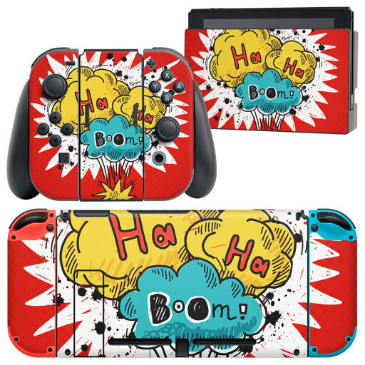 igsticker Nintendo Switch 用 デザインスキンシール 任天堂 ニンテンドー スイッチ 専用 本体ドック Joy-Con Joycon ジョイコン 専用 ゲーム機 カバー アクセサリー フィルム ステッカー 008785 赤 レッド イラスト igsticker Nintendo Switch 用 デザインスキンシール 任天堂 ニンテンドー スイッチ 専用 本体ドック Joy-Con Joycon ジョイコン 専用 ゲーム機 カバー アクセサリー フィルム ステッカー 008785 赤 レッド イラスト