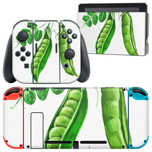 igsticker Nintendo Switch 用 デザインスキンシール 任天堂 ニンテンドー スイッチ 専用 本体ドック Joy-Con Joycon ジョイコン 専用 ゲーム機 カバー アクセサリー フィルム ステッカー 008858 イラスト 枝豆 グリーン 緑 igsticker Nintendo Switch 用 デザインスキンシール 任天堂 ニンテンドー スイッチ 専用 本体ドック Joy-Con Joycon ジョイコン 専用 ゲーム機 カバー アクセサリー フィルム ステッカー 008858 イラスト 枝豆 グリーン 緑
