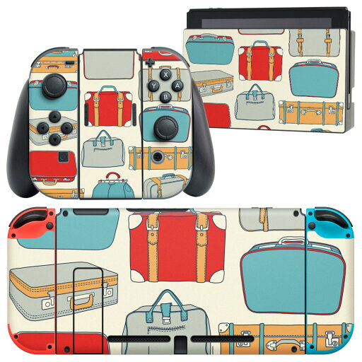 igsticker Nintendo Switch 用 デザインスキンシール 任天堂 ニンテンドー スイッチ 専用 本体ドック Joy-Con Joycon ジョイコン 専用 ゲーム機 カバー アクセサリー フィルム ステッカー 008910 カラフル イラスト 鞄 カバン igsticker Nintendo Switch 用 デザインスキンシール 任天堂 ニンテンドー スイッチ 専用 本体ドック Joy-Con Joycon ジョイコン 専用 ゲーム機 カバー アクセサリー フィルム ステッカー 008910 カラフル イラスト 鞄 カバン