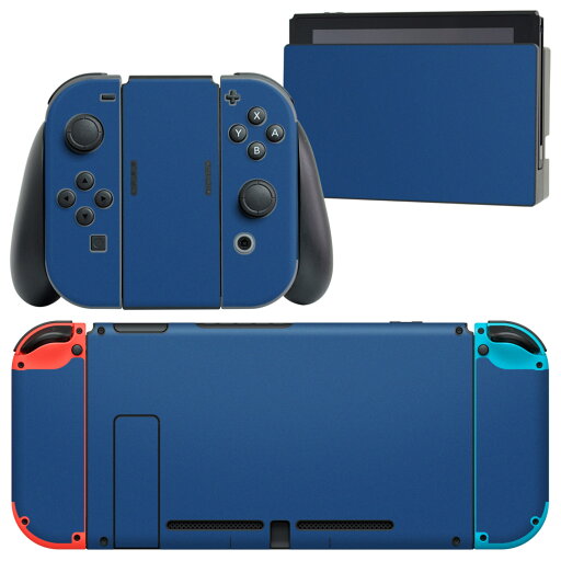 igsticker Nintendo Switch 用 デザインスキンシール 任天堂 ニンテンドー スイッチ 専用 本体ドック Joy-Con Joycon ジョイコン 専用 ゲーム機 カバー アクセサリー フィルム ステッカー 008980 シンプル 無地 青 igsticker Nintendo Switch 用 デザインスキンシール 任天堂 ニンテンドー スイッチ 専用 本体ドック Joy-Con Joycon ジョイコン 専用 ゲーム機 カバー アクセサリー フィルム ステッカー 008980 シンプル 無地 青
