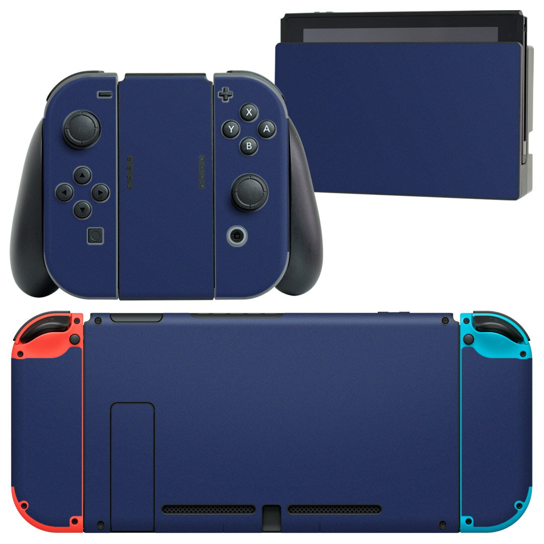 製品名 Nintendo Switch 本体裏面＆ドック正面＆ジョイコン専用 デザインスキンシール セット内容 Nintendo Switch 本体＆ドック＆ジョイコン用スキンシール（各1枚） ニンテンドースイッチ専用です。携帯機のSwitch LiteやProコンには対応していません。 商品特徴 再剥離性シートを素材に採用し、細かな位置調整がしやすく貼り直しが容易です。専用の業務プリンターを使い、商品画像と遜色のない美しい印刷仕上がり。 注意事項 画像はサンプルですので、ご覧の環境によっては多少色味に違いを感じる場合がございます。 イメージと違った、モニターと色味が異なるという理由での交換や返金はご対応出来かねます。スキンシールのみの販売で、ニンテンドースイッチ本体などは付属しません。シワができた場合、ドライヤーなどで軽く温め、外側に向けてシワを伸ばすように貼ってください。初回貼付時の位置調整や貼り直しは可能ですが、しっかりと押し付けて接着させた後の再剥離、再利用は保証しておりません。また接着部に油分や汚れが付着しますと角の部分は剥がれやすくなりますので、貼付時はあまり触れないようにご注意ください。無地のセミグロスシートにデザインをプリントした商品で、デコなどの加工はございません。 凹凸や光沢があるように見えたり布地や金属を素材にしたように見える商品もありますが、デザインの図版によるものです。印刷時に微妙な画像のズレが生じる場合がございます。ご注文後に1点1点制作する受注生産品の為、不良品以外のご返品や交換は固くお断りします。当店における繰り返しの実機テストでは問題ありませんでしたが、経過年数や使用環境により、シールを剥がす際に本体の塗装が一部剥がれる可能性があります。恐れ入りますが、万が一そのような状況になった場合でも当店ではゲーム機本体の保証は出来かねますので、予めご理解の上お求めください。 商品発送 完全受注生産のハンドメイド商品となりますので、既製品と比べて発送までお時間を頂いています。 基本的に決済確認後2?3営業日、最大で10営業日での発送となります。繁忙期や休業日明けの場合はさらに時間がかかる場合があります。 その際には別途メールにてご連絡致します。メール便の場合、発送日から到着までに2?4日ほどかかる場合が多く、紛失などの保障もご対応できかねます。あらかじめご了承下さい。