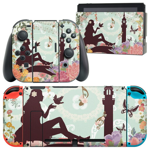 igsticker Nintendo Switch 用 デザインスキンシール 任天堂 ニンテンドー スイッチ 専用 本体ドック Joy-Con Joycon ジョイコン 専用 ゲーム機 カバー アクセサリー フィルム ステッカー 009102 童話モチーフ イラスト igsticker Nintendo Switch 用 デザインスキンシール 任天堂 ニンテンドー スイッチ 専用 本体ドック Joy-Con Joycon ジョイコン 専用 ゲーム機 カバー アクセサリー フィルム ステッカー 009102 童話モチーフ イラスト