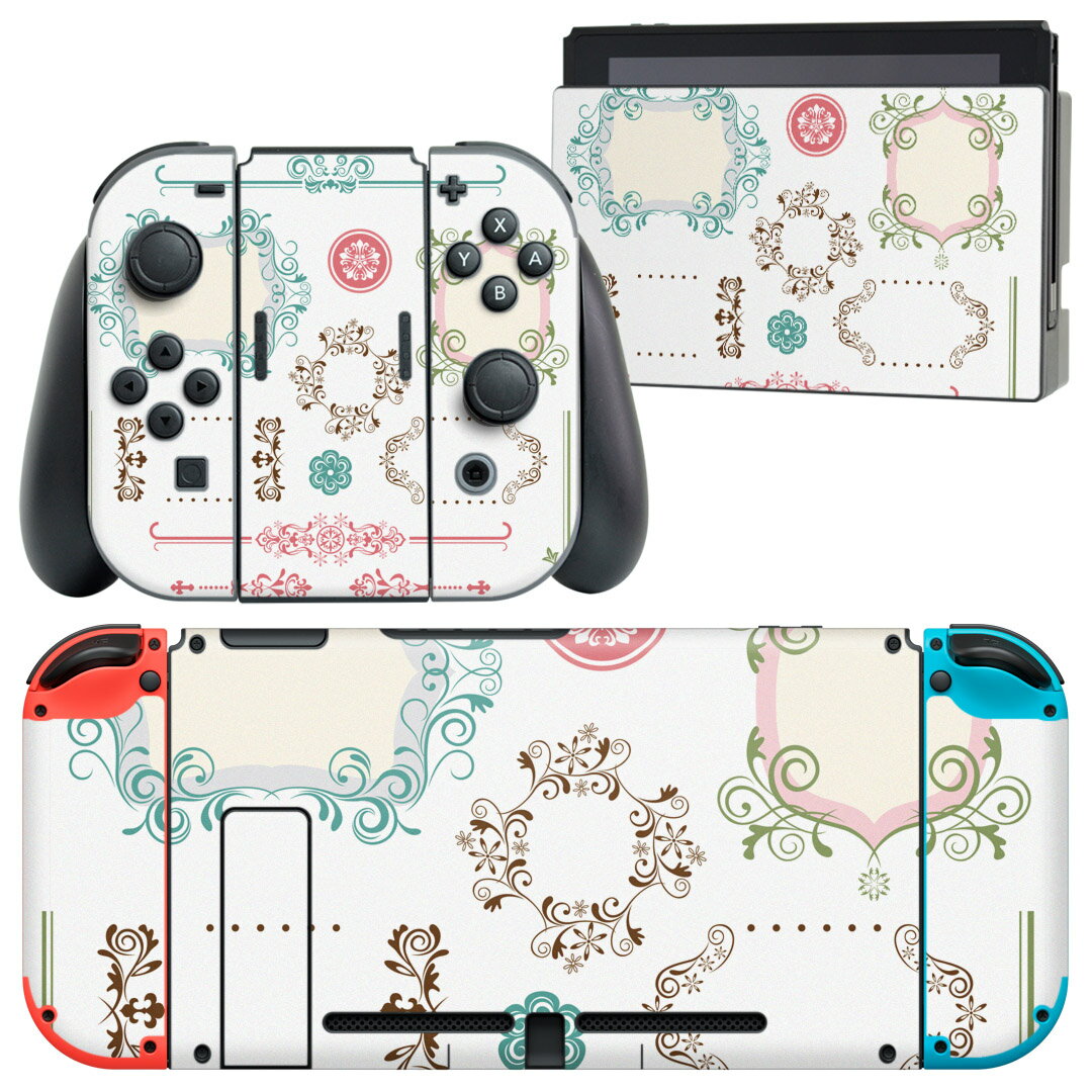 igsticker Nintendo Switch 用 デザインスキンシール 任天堂 ニンテンドー スイッチ 専用 本体ドック Joy-Con Joycon ジョイコン 専用 ..