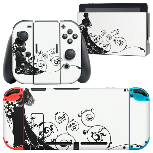 igsticker Nintendo Switch 用 デザインスキンシール 任天堂 ニンテンドー スイッチ 専用 本体ドック Joy-Con Joycon ジョイコン 専用 ゲーム機 カバー アクセサリー フィルム ステッカー 009151 ウエディング 花 人物 イラスト igsticker Nintendo Switch 用 デザインスキンシール 任天堂 ニンテンドー スイッチ 専用 本体ドック Joy-Con Joycon ジョイコン 専用 ゲーム機 カバー アクセサリー フィルム ステッカー 009151 ウエディング 花 人物 イラスト