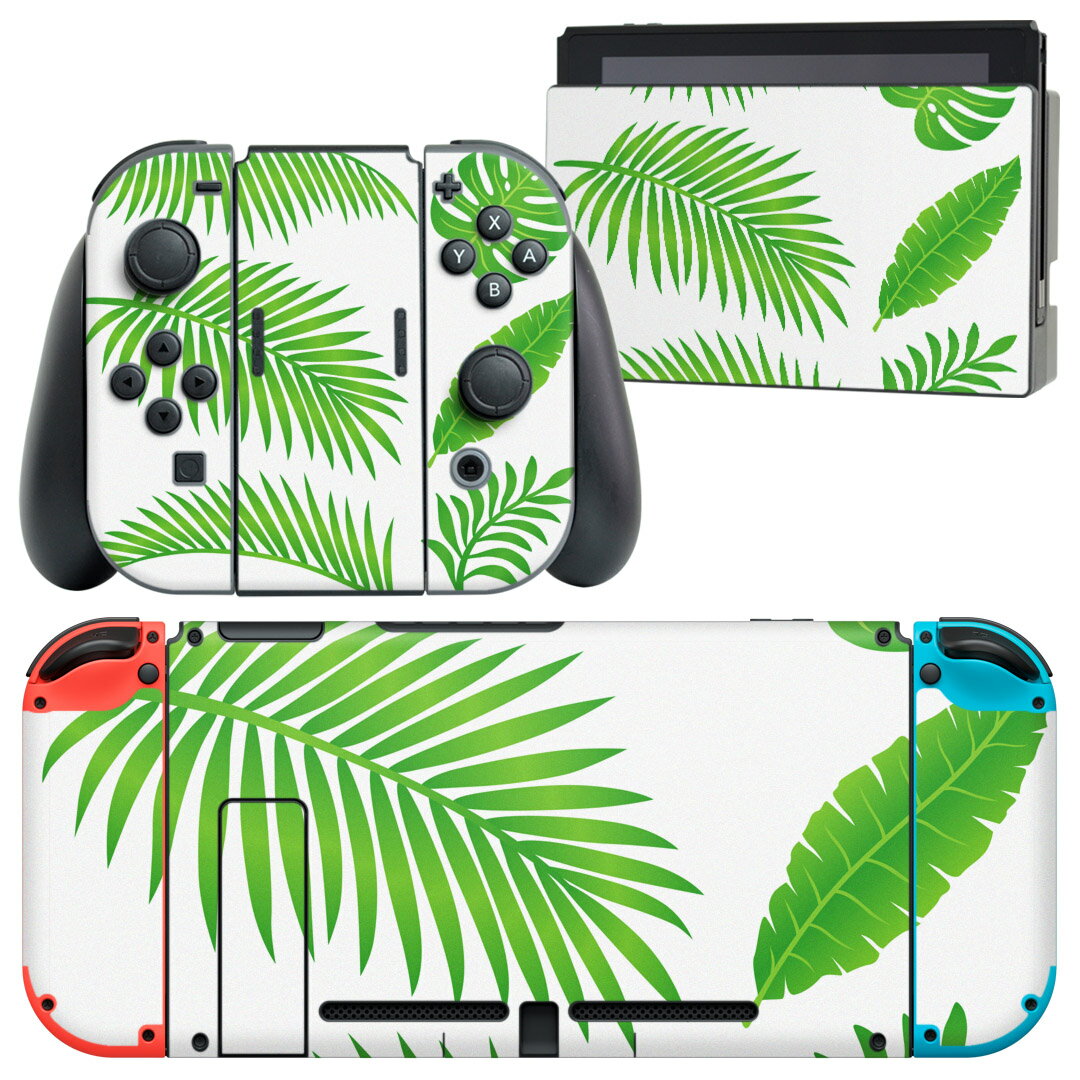 製品名 Nintendo Switch 本体裏面＆ドック正面＆ジョイコン専用 デザインスキンシール セット内容 Nintendo Switch 本体＆ドック＆ジョイコン用スキンシール（各1枚） ニンテンドースイッチ専用です。携帯機のSwitch LiteやProコンには対応していません。 商品特徴 再剥離性シートを素材に採用し、細かな位置調整がしやすく貼り直しが容易です。専用の業務プリンターを使い、商品画像と遜色のない美しい印刷仕上がり。 注意事項 画像はサンプルですので、ご覧の環境によっては多少色味に違いを感じる場合がございます。 イメージと違った、モニターと色味が異なるという理由での交換や返金はご対応出来かねます。スキンシールのみの販売で、ニンテンドースイッチ本体などは付属しません。シワができた場合、ドライヤーなどで軽く温め、外側に向けてシワを伸ばすように貼ってください。初回貼付時の位置調整や貼り直しは可能ですが、しっかりと押し付けて接着させた後の再剥離、再利用は保証しておりません。また接着部に油分や汚れが付着しますと角の部分は剥がれやすくなりますので、貼付時はあまり触れないようにご注意ください。無地のセミグロスシートにデザインをプリントした商品で、デコなどの加工はございません。 凹凸や光沢があるように見えたり布地や金属を素材にしたように見える商品もありますが、デザインの図版によるものです。印刷時に微妙な画像のズレが生じる場合がございます。ご注文後に1点1点制作する受注生産品の為、不良品以外のご返品や交換は固くお断りします。当店における繰り返しの実機テストでは問題ありませんでしたが、経過年数や使用環境により、シールを剥がす際に本体の塗装が一部剥がれる可能性があります。恐れ入りますが、万が一そのような状況になった場合でも当店ではゲーム機本体の保証は出来かねますので、予めご理解の上お求めください。 商品発送 完全受注生産のハンドメイド商品となりますので、既製品と比べて発送までお時間を頂いています。 基本的に決済確認後2?3営業日、最大で10営業日での発送となります。繁忙期や休業日明けの場合はさらに時間がかかる場合があります。 その際には別途メールにてご連絡致します。メール便の場合、発送日から到着までに2?4日ほどかかる場合が多く、紛失などの保障もご対応できかねます。あらかじめご了承下さい。